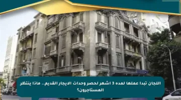 اللجان تبدأ عملها لمدة 3 أشهر لحصر وحدات الإيجار القديم.. ماذا ينتظر المستأجرون؟